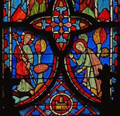 Okno w8 The Resurrection – zjevení se Magdalene od French School