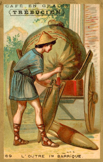 Vinná kůže - první sud (chromolitho) od French School