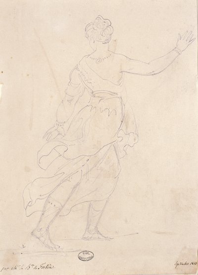 Žena zezadu, 1813 od French School