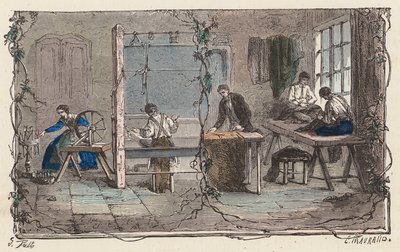 Práce s vlnou (barevné rytí) od French School