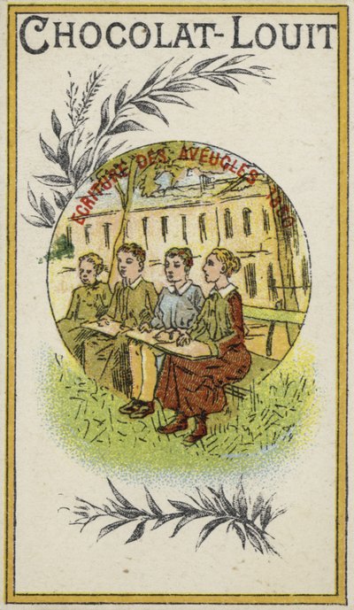Psaní pro nevidomé, 1830 od French School