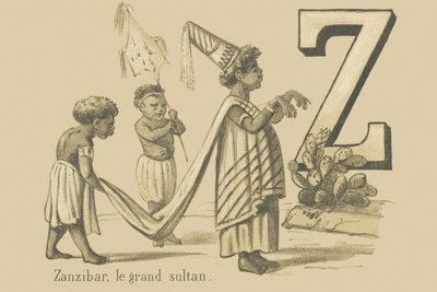 Z: Zanzibar, velký sultán od French School