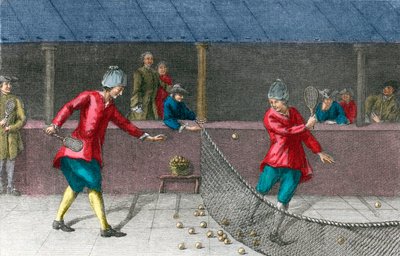 short palm gold skutečný tenis - Pohled na palmovou hru v 18. století od French School