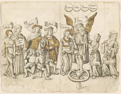 Dialog o lidské přízni (recto) [fol. 15 verso / 16 recto] od French early 16th Century