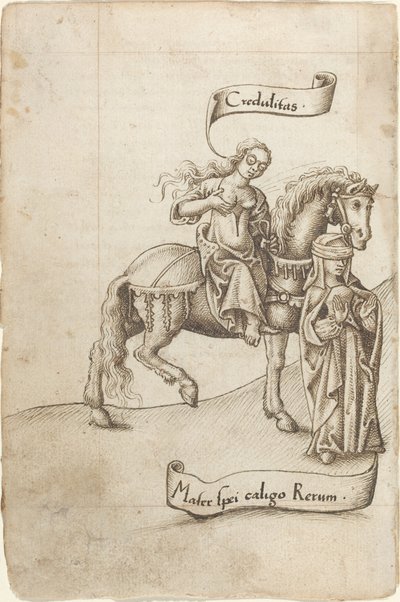 Důvěřivost Příprava na ošetřování matky naděje [fol. 18 verso] od French early 16th Century