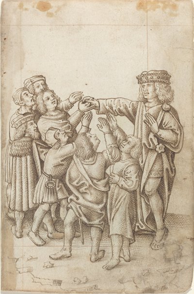 „Nedávejte svou pravou ruku všem a různým“ [fol. 13 recto] od French early 16th Century