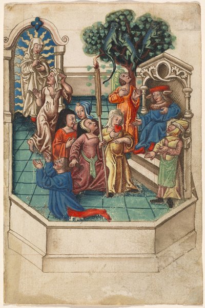 The Calumny of Apelles [fol. 6 rovně] od French early 16th Century