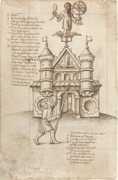 Socha příležitosti a kolemjdoucího [fol. 8 recto] od French early 16th Century
