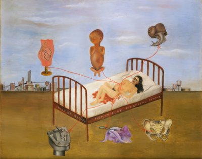 Nemocnice Henryho Forda aneb Létající postel od Frida Kahlo