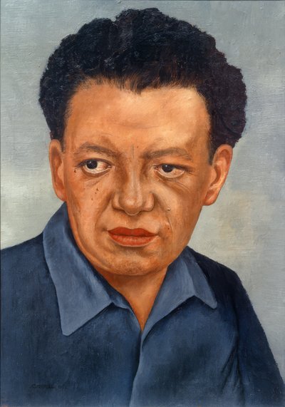 Portrét Diega Rivery od Frida Kahlo