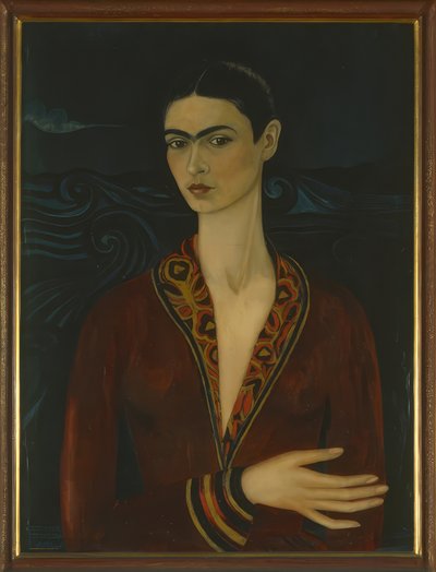 Self-Portrait v sametových šatech od Frida Kahlo