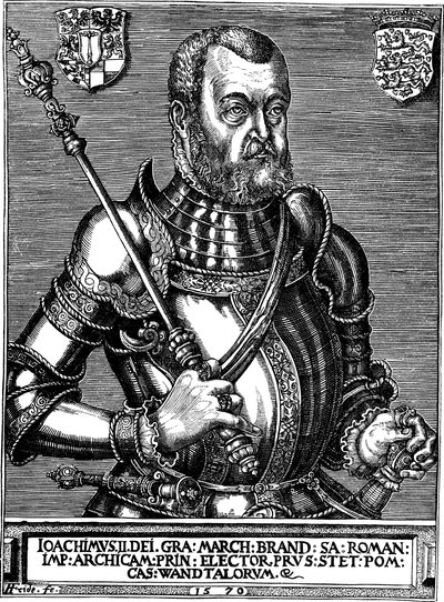 Portrét Joachima II Hectora 1505-1571, braniborského kurfiřta, 1570 od Friderich