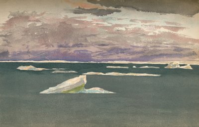 Off the Edge of the Ice – Gathering Storm, 14. září 1893, 1897 od Fridtjof Nansen