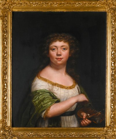 "Autoportrét, ve věku dvacet jedna" od Lisiewska, Friederike Julie (1772-1856) od Friederike Julie Lisiewska