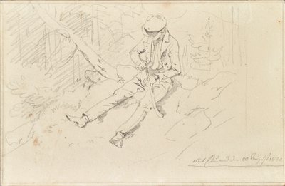 Mládež s kšiltovkou od Friedrich August Mathias Gauermann