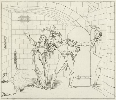Ilustrace k filmu Goethes Faust od Friedrich August Moritz Retzsch