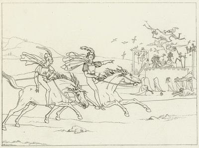 Ilustrace k filmu Goethes Faust od Friedrich August Moritz Retzsch