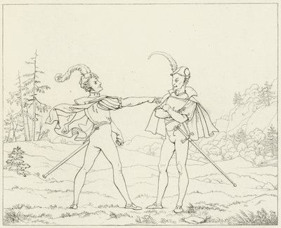 Ilustrace k filmu Goethes Faust od Friedrich August Moritz Retzsch
