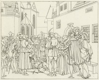Ilustrace k filmu Goethes Faust od Friedrich August Moritz Retzsch