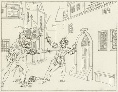 Ilustrace k filmu Goethes Faust od Friedrich August Moritz Retzsch