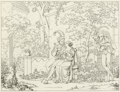 Ilustrace k filmu Goethes Faust od Friedrich August Moritz Retzsch
