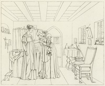 Ilustrace k filmu Goethes Faust od Friedrich August Moritz Retzsch