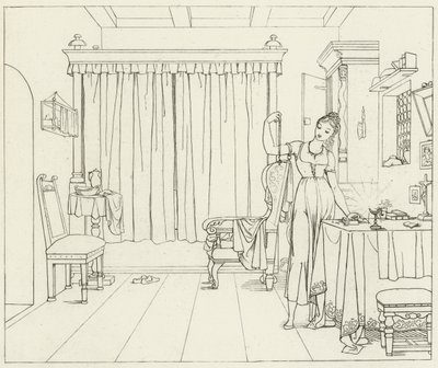 Ilustrace k filmu Goethes Faust od Friedrich August Moritz Retzsch