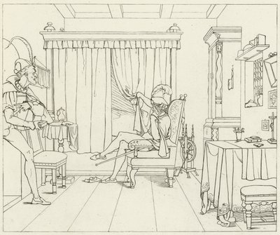 Ilustrace k filmu Goethes Faust od Friedrich August Moritz Retzsch