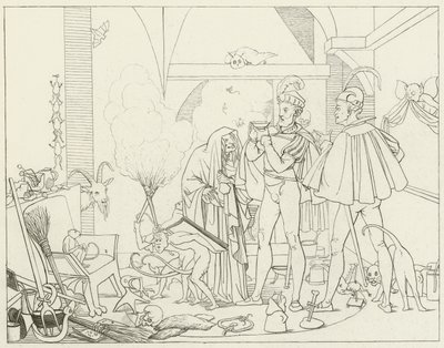 Ilustrace k filmu Goethes Faust od Friedrich August Moritz Retzsch