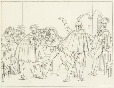 Ilustrace k filmu Goethes Faust od Friedrich August Moritz Retzsch