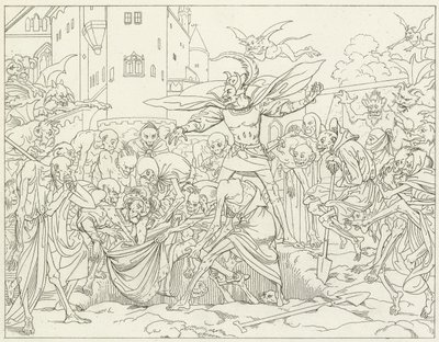 Ilustrace k filmu Goethes Faust od Friedrich August Moritz Retzsch