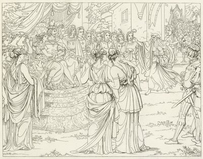 Ilustrace k filmu Goethes Faust od Friedrich August Moritz Retzsch
