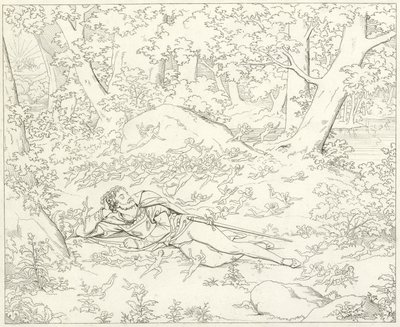 Ilustrace k filmu Goethes Faust od Friedrich August Moritz Retzsch