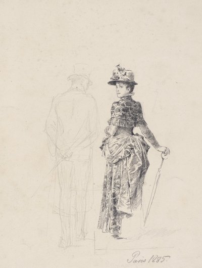 Paříž 1885 od Friedrich August von Kaulbach