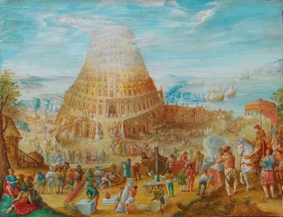 Babylonská věž. od Friedrich Brentel