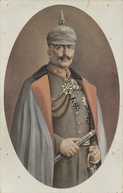 repro podle malovaného portrétu Wilhelma II od R. Grabendorffa Kaiser Wilhelm II (titul na objektu) od Friedrich Bruckmann