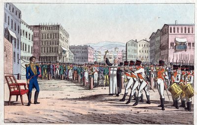 Poprava Joachima Murata popravčí četou v Pizzo Calabro, 13. října od Friedrich Campe