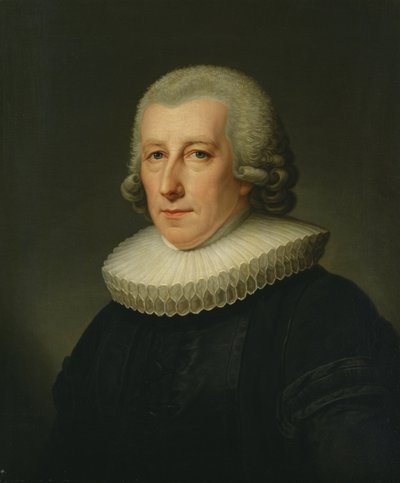 Portrét pastora Johanna Bernharda Klefekera od Friedrich Carl Groger