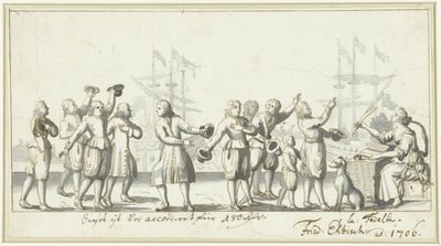 Symbol mírových jednání v roce 1706 (?) od Friedrich Ebisch