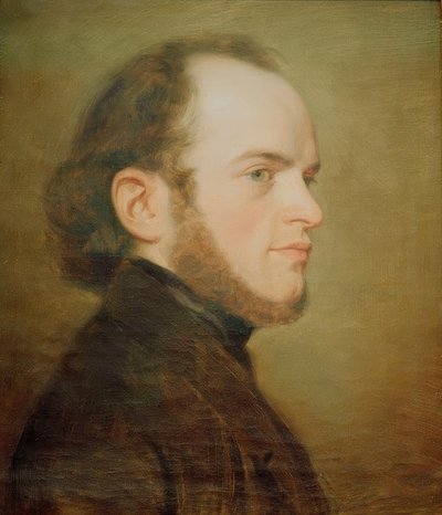 Portrét mladého Adolfa Menzela od Friedrich Eduard Meyerheim