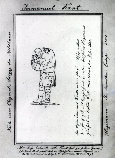 Kant míchání hořčice, 1801 od Friedrich Hagemann