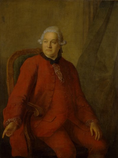 Portrét Jakova Alexejeviče Shubského, 1765 od Friedrich Hartmann Barisien