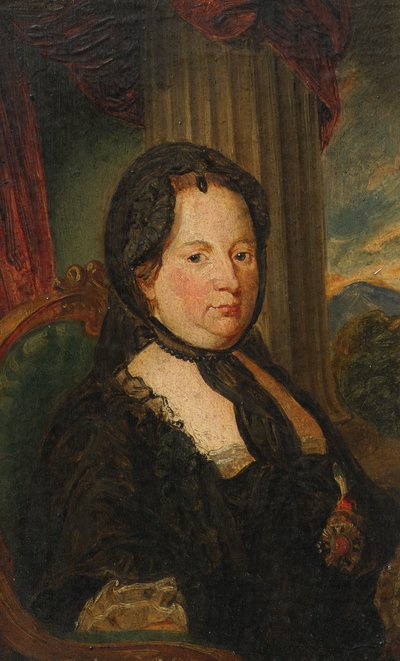 Císařovna Marie Terezie ve smutku od Friedrich Hasslwander