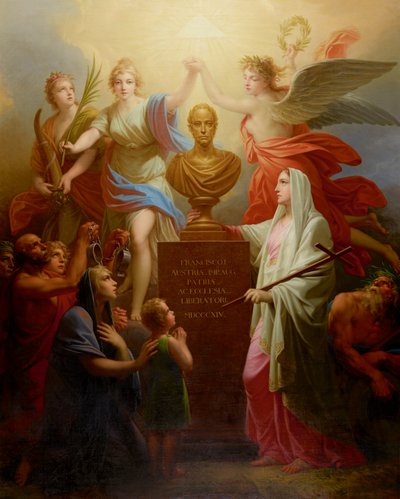 Alegorie požehnání míru od Friedrich Heinrich Fuger