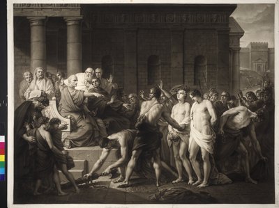 Brutus vypoví své syny od Friedrich Heinrich Fuger
