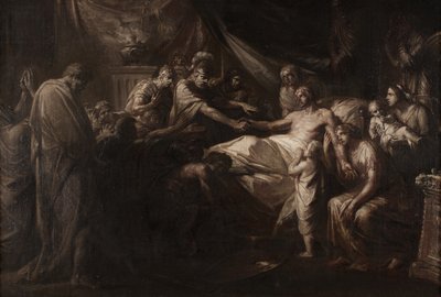 Der Tod des Germanicus od Friedrich Heinrich Fuger
