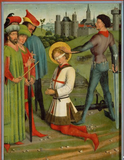 Stětí svatého Jiří (olej na dřevě) od Friedrich Herlin