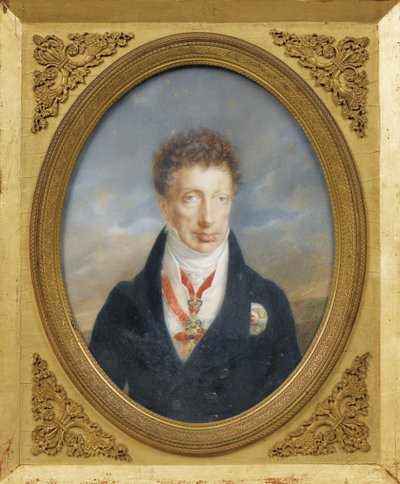 arcivévoda Karel Rakouský 1771-1847, vévoda těšínský, c. 1823 od Friedrich Johan Gottlieb Lieder