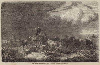Blížící se bouře od Friedrich Johann Voltz