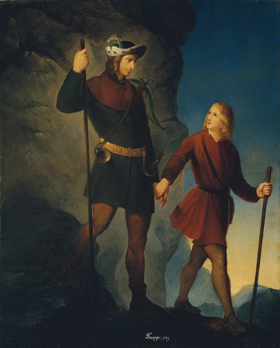 Záchrana císaře Maxmiliána I. z Martinswandu od Friedrich Krepp